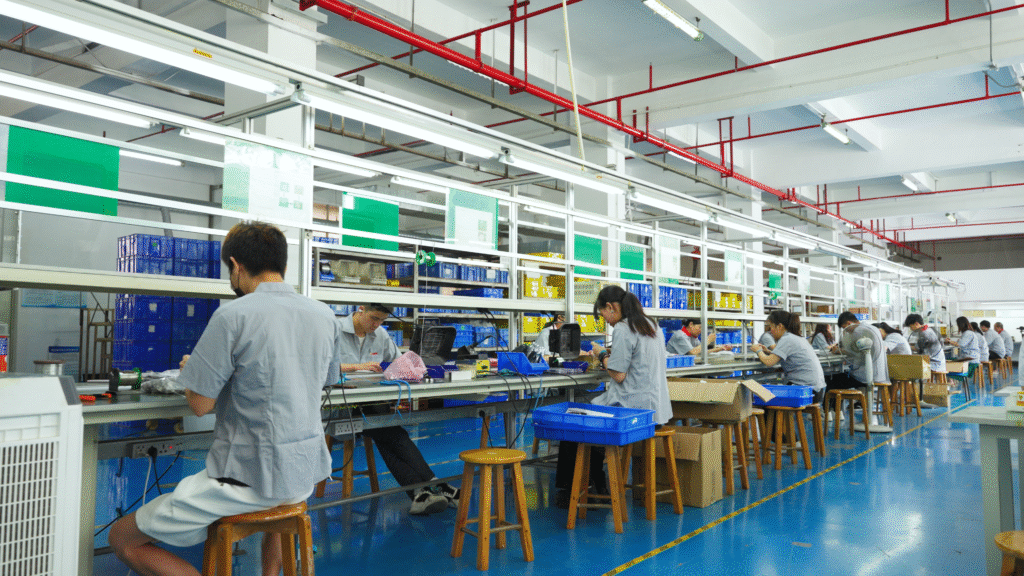 integrated manufacturing partner managing coordinated product assembly line