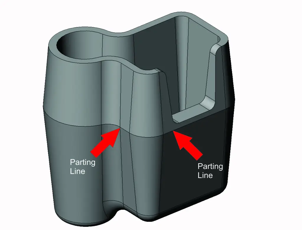 Injection mold parting line location and design overview