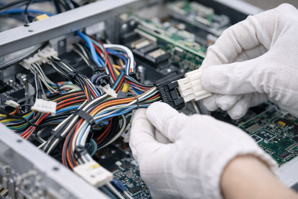 wiring and connector consistency in final assembly