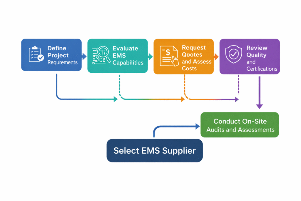 electronics manufacturing process from PCB assembly to final product