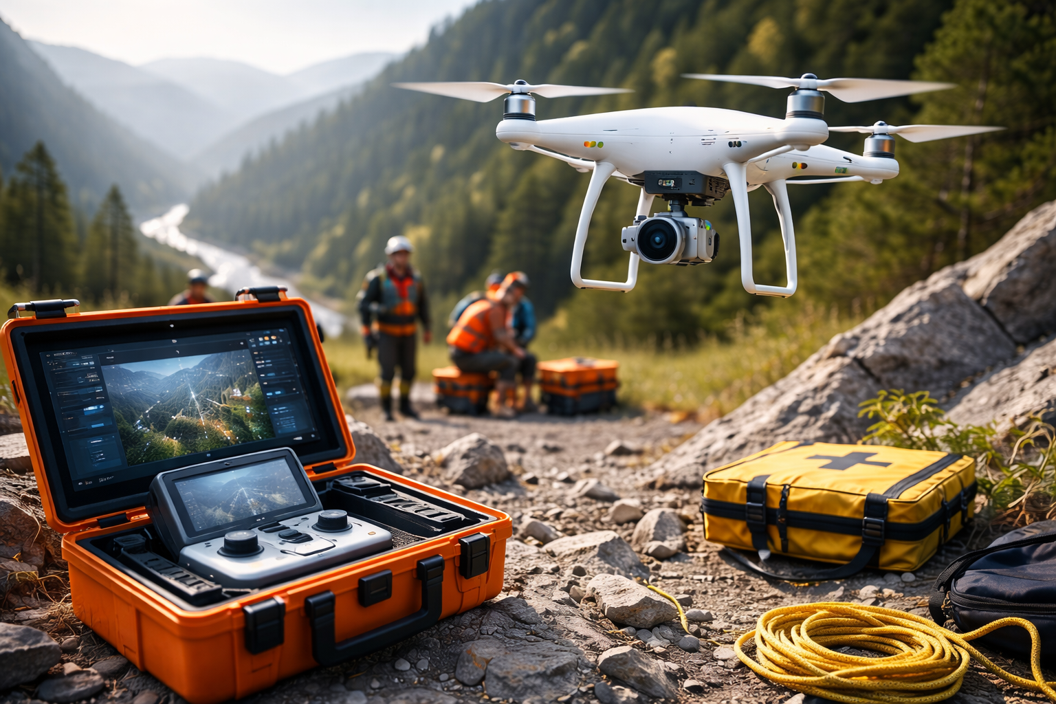 Drones and emergency devices manufacturing