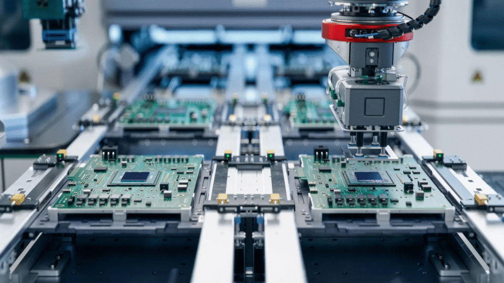 electronics manufacturing cost in PCB assembly line with SMT process