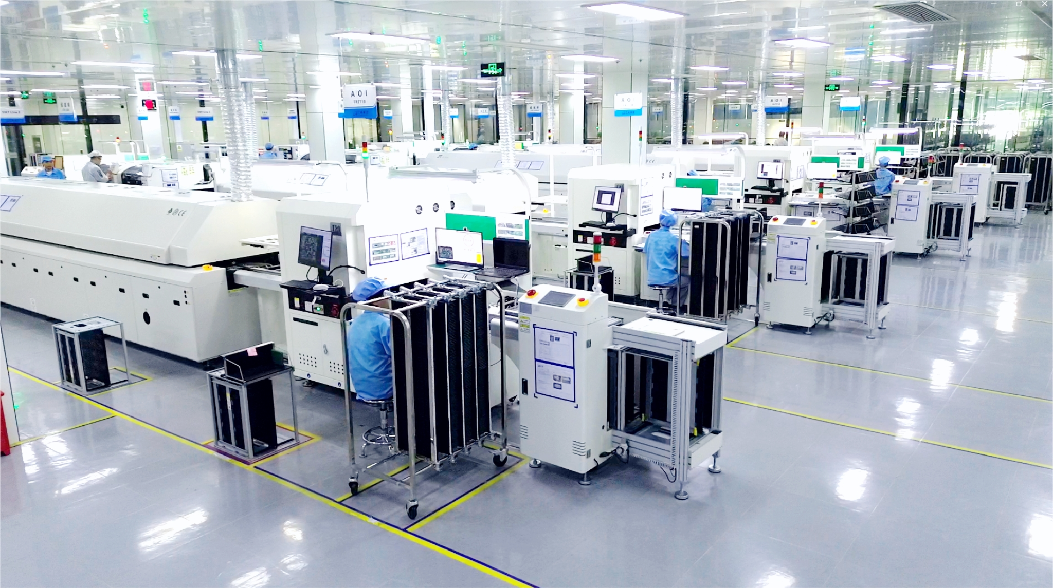Advanced SMT and assembly lines