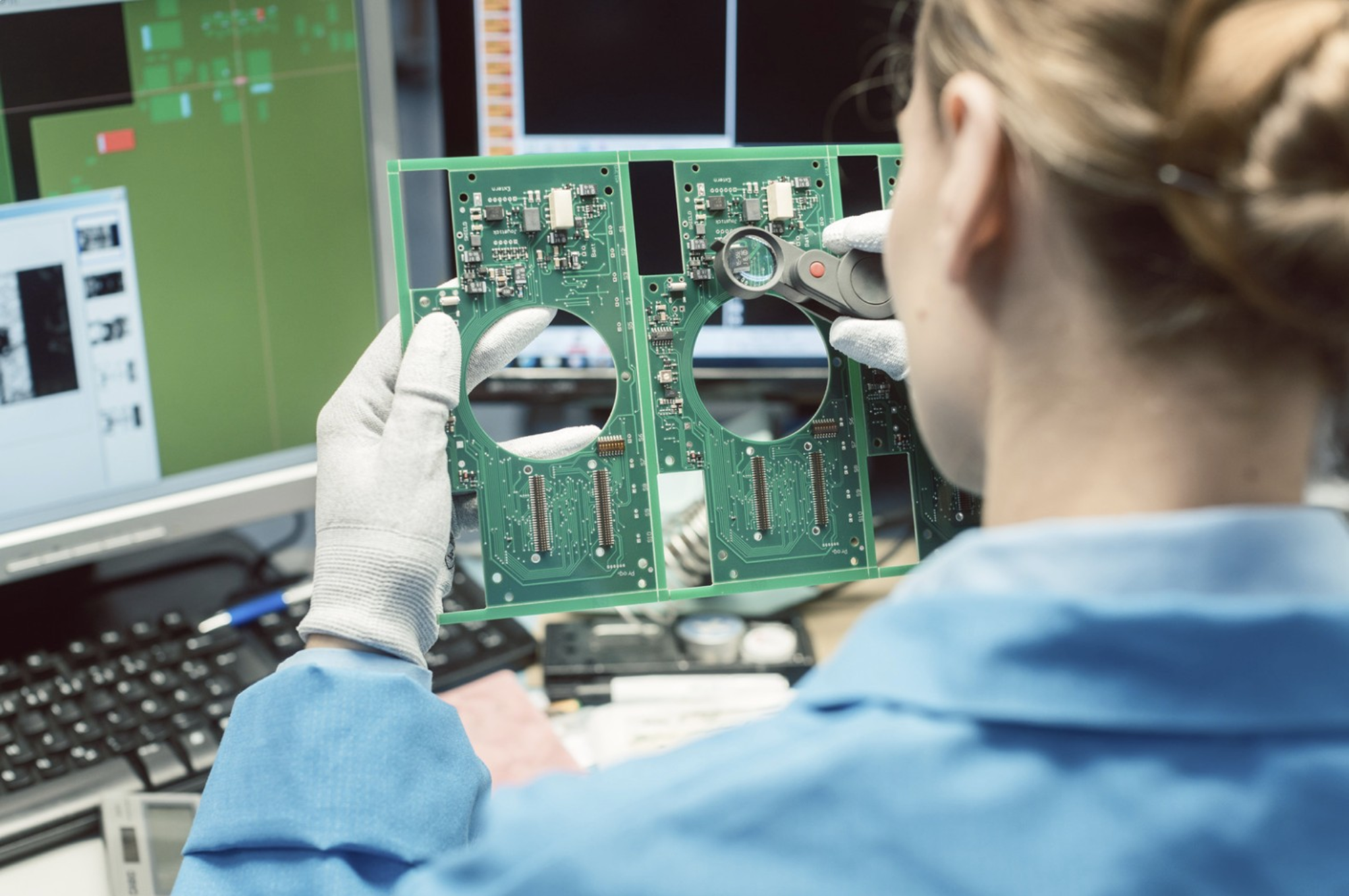 PCB inspection process to detect short circuit risks in electronics manufacturing
