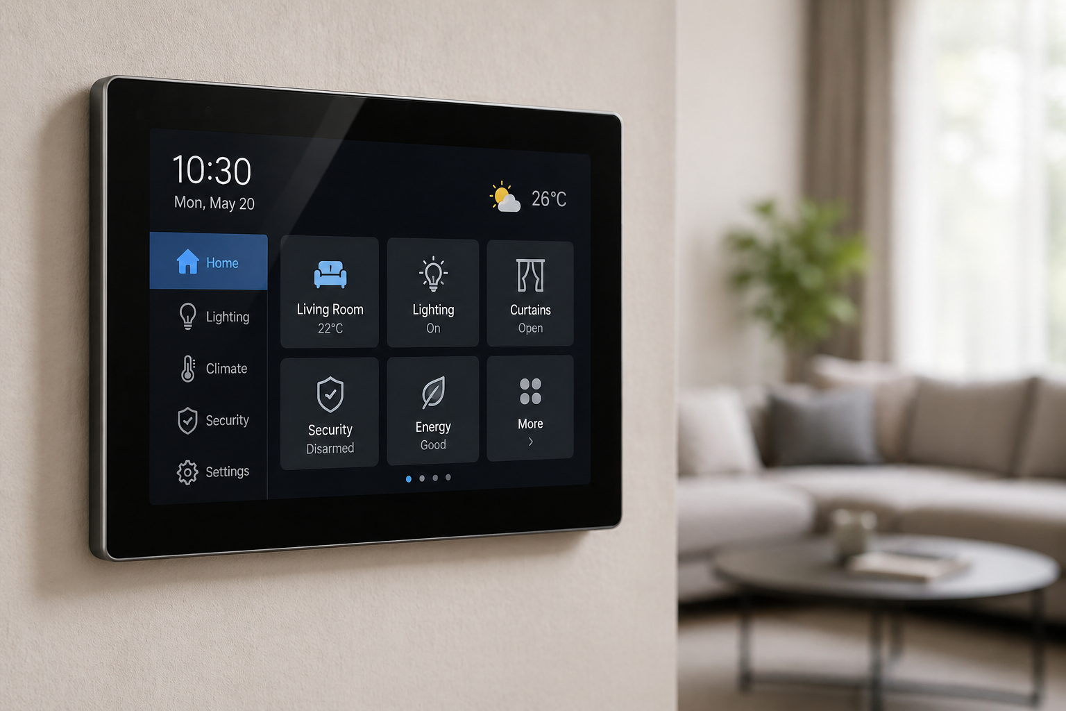 Smart home control panel manufacturing and assembly