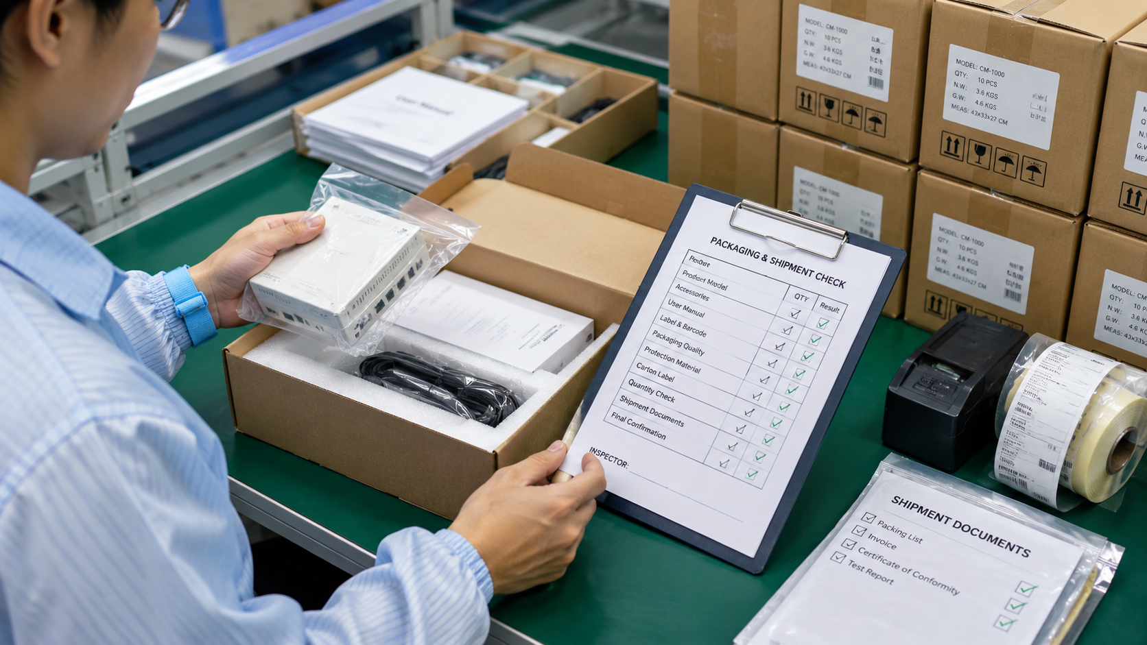 Packaging & Shipment Check