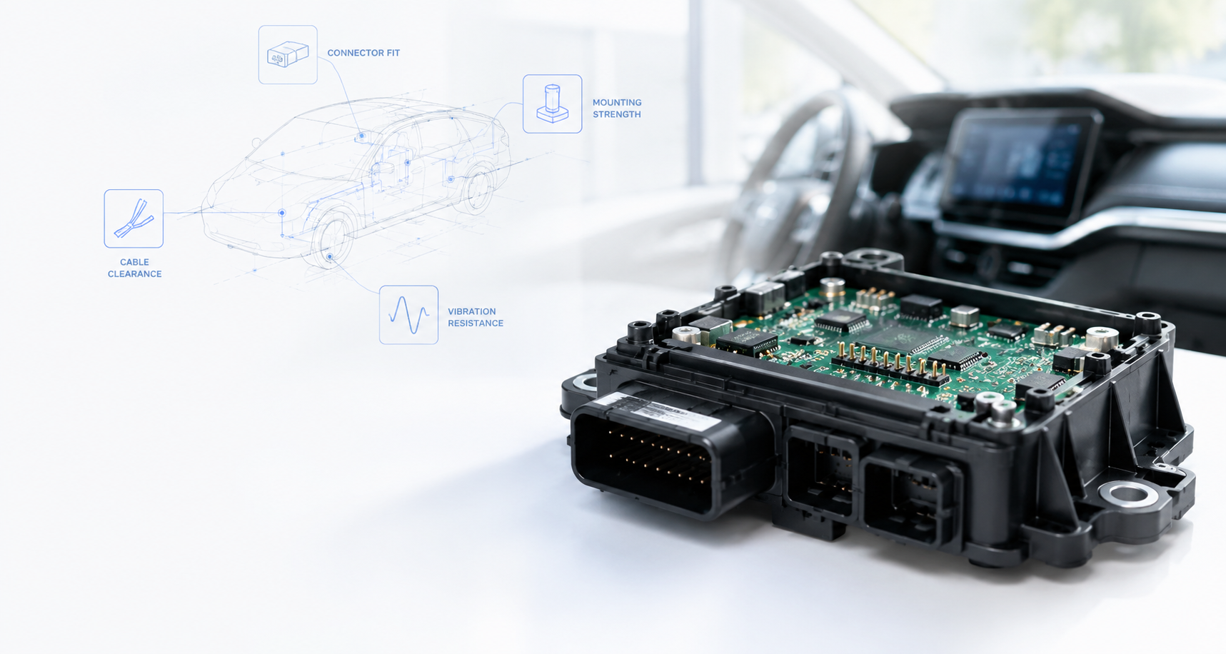 Automotive electronics manufacturing risk review for vehicle-mounted modules