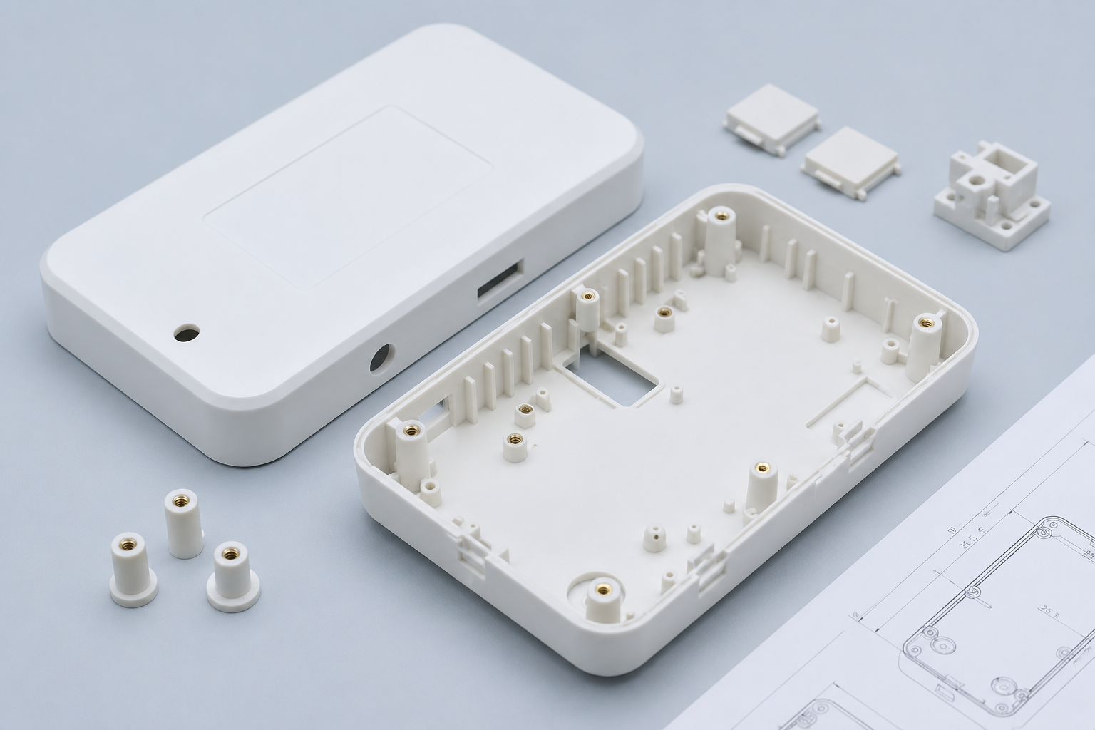 Plastic enclosure prototype for structure validation