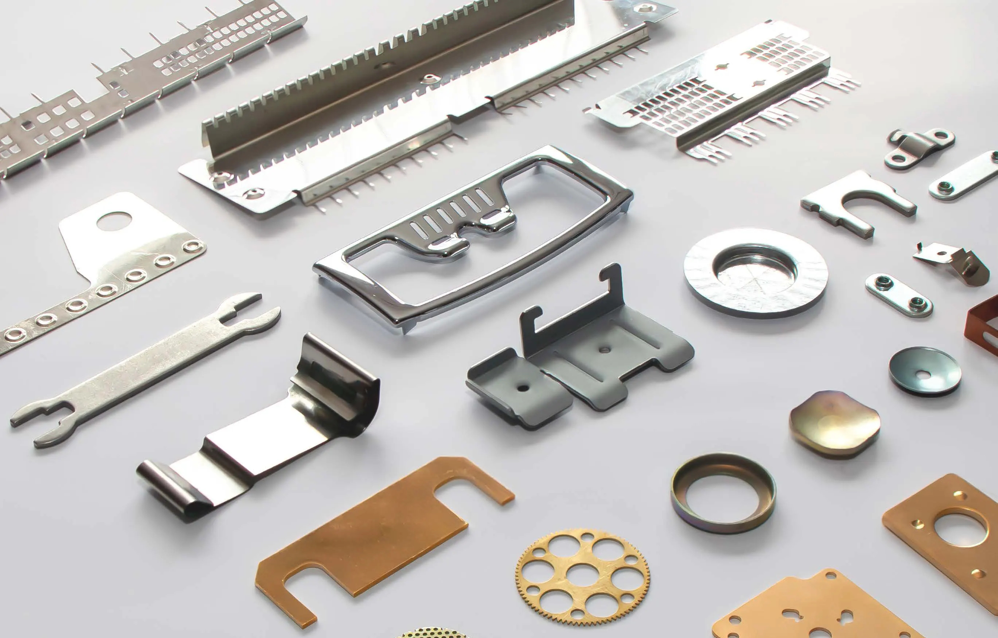 Metal stamping parts for electronic enclosure production