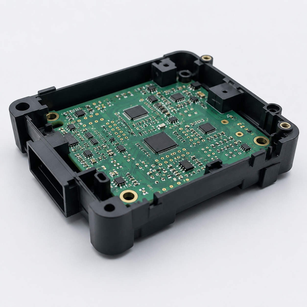 PCB placement check inside automotive electronic housing