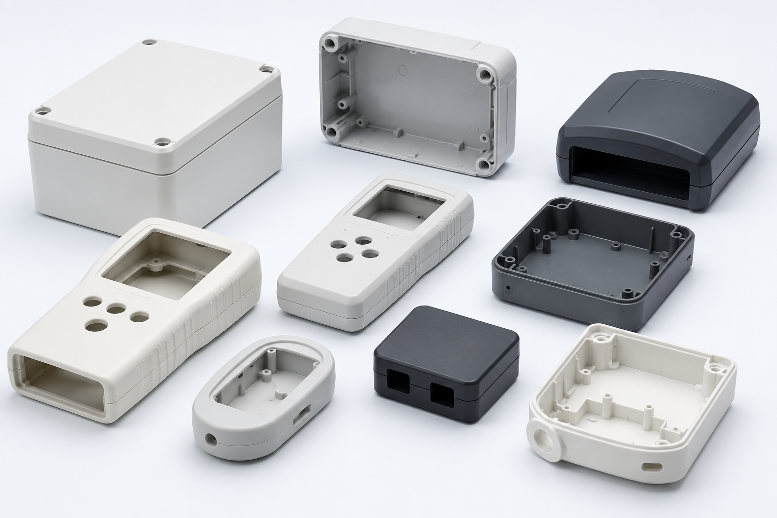 Plastic electronic enclosures for custom electronic enclosure manufacturing