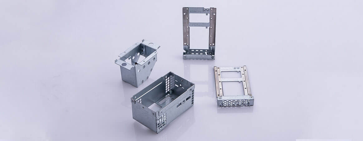 Stamped sheet metal enclosure cover for electronics