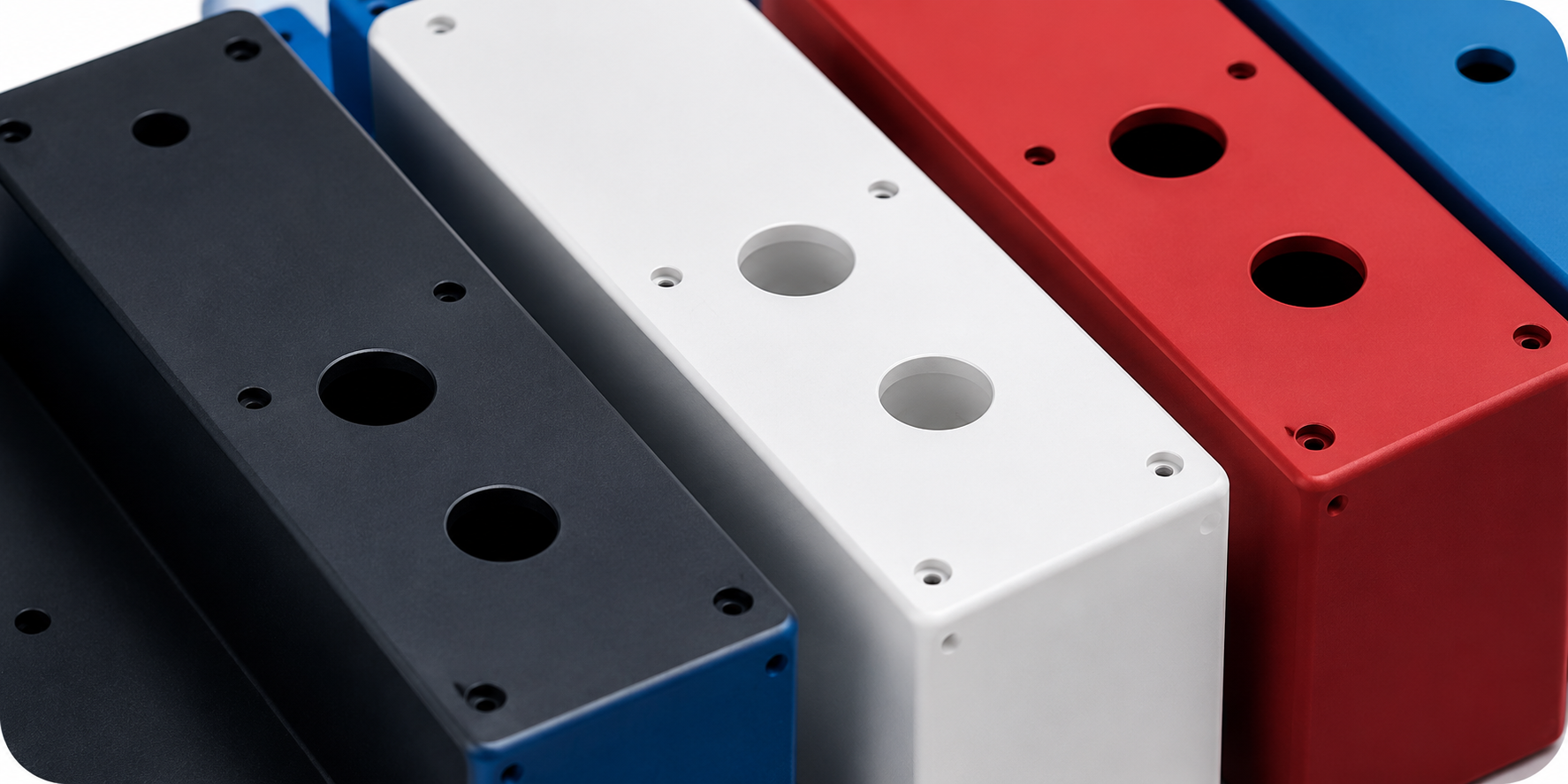 Painting and color matching for electronic enclosure parts