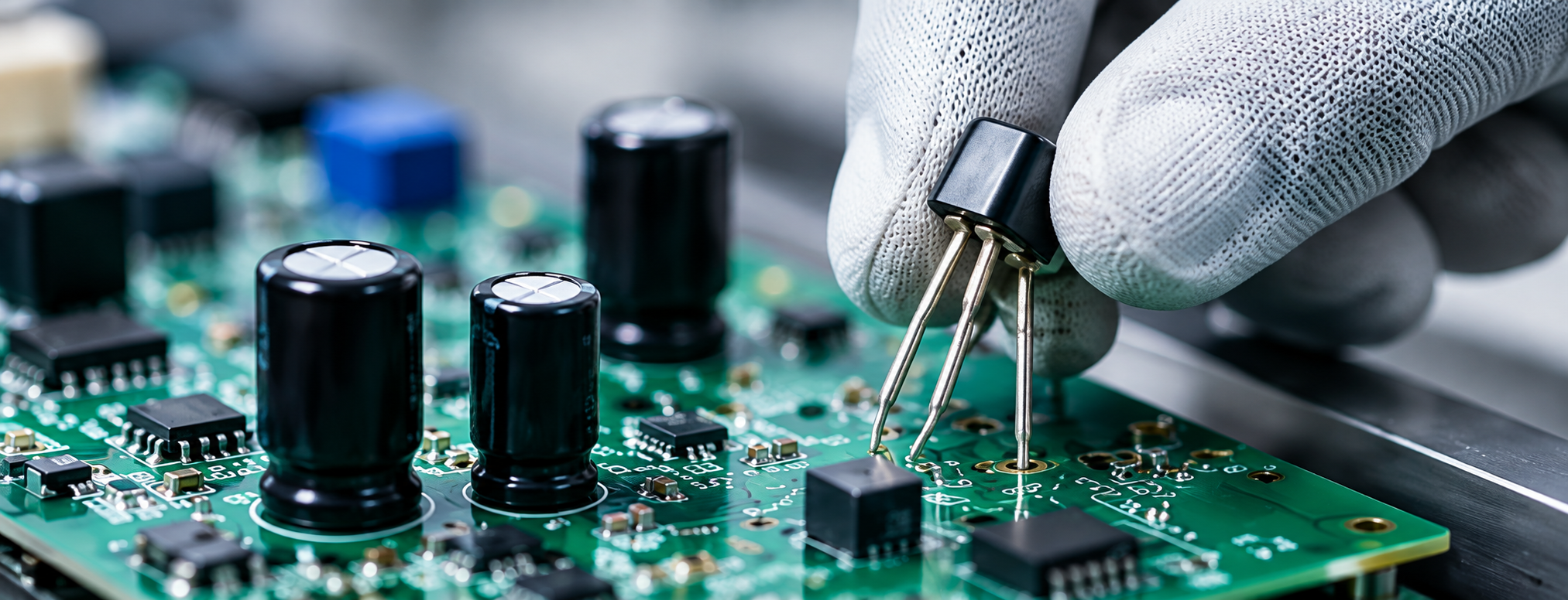 Through-hole PCB assembly process