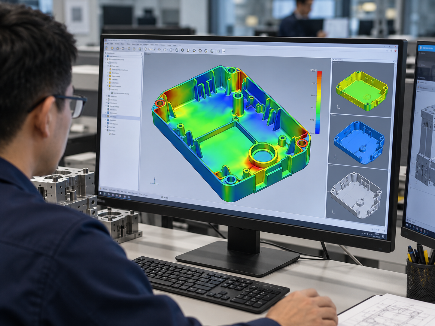 Injection molding DFM analysis