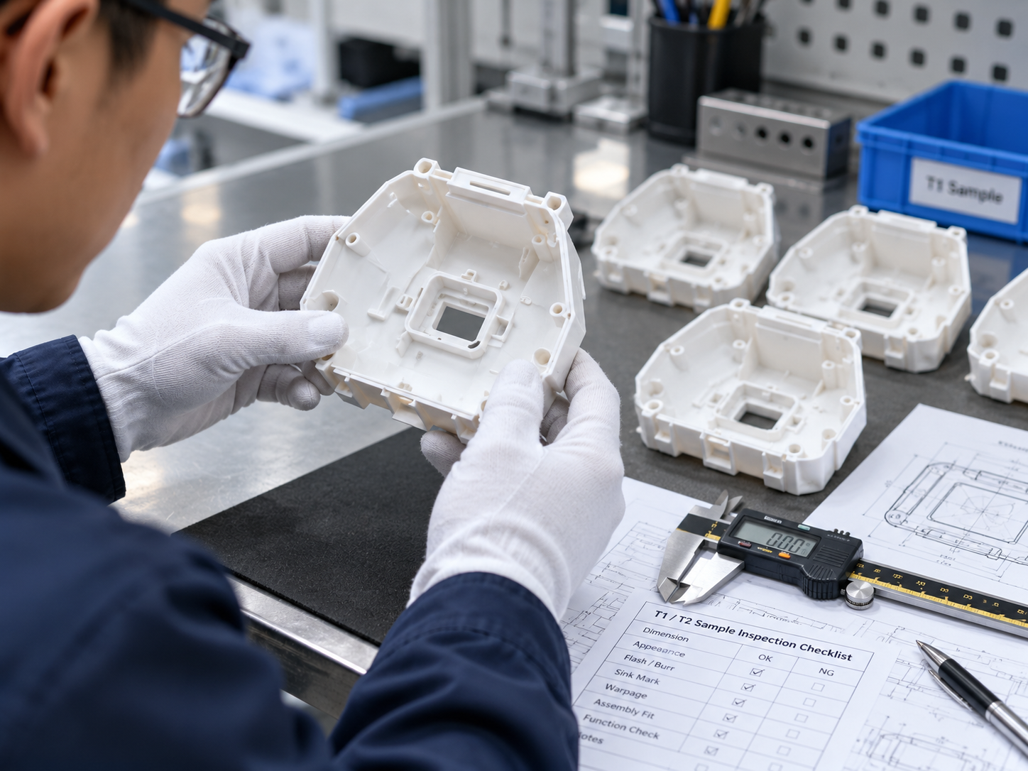 Injection mold T1 and T2 optimization