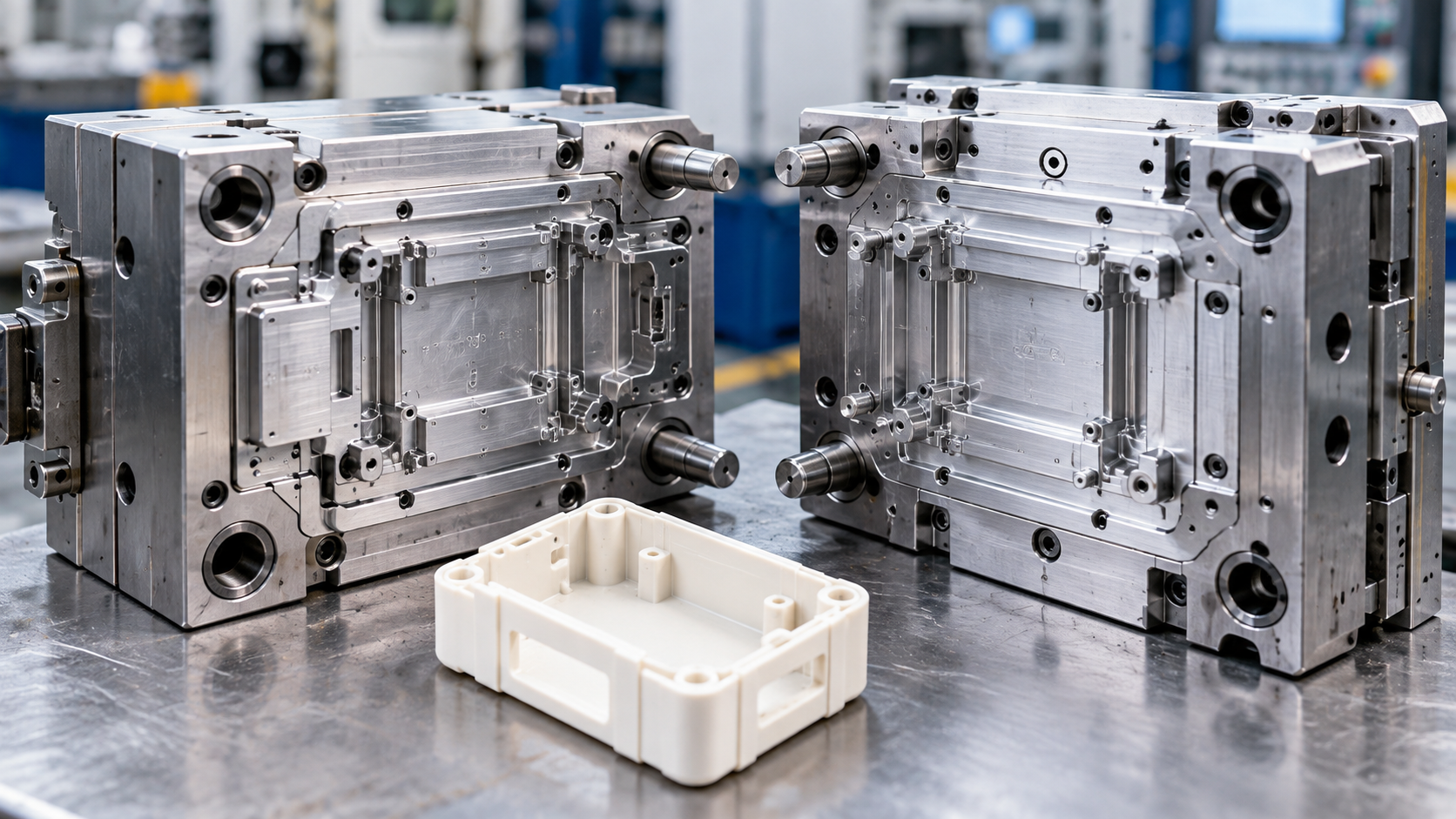 Custom injection mold and plastic part manufacturing