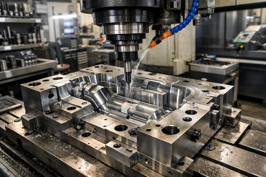 Precision injection mold machining