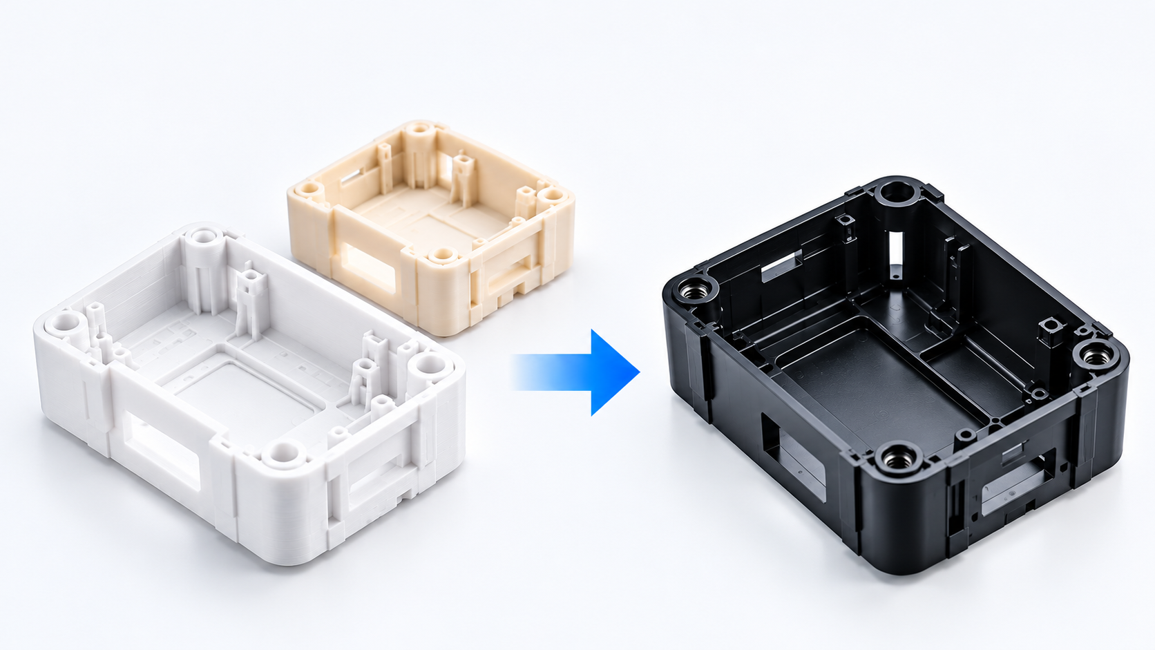 Prototype to injection molding production
